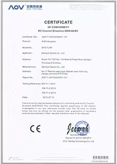 CE CERTIFICATE