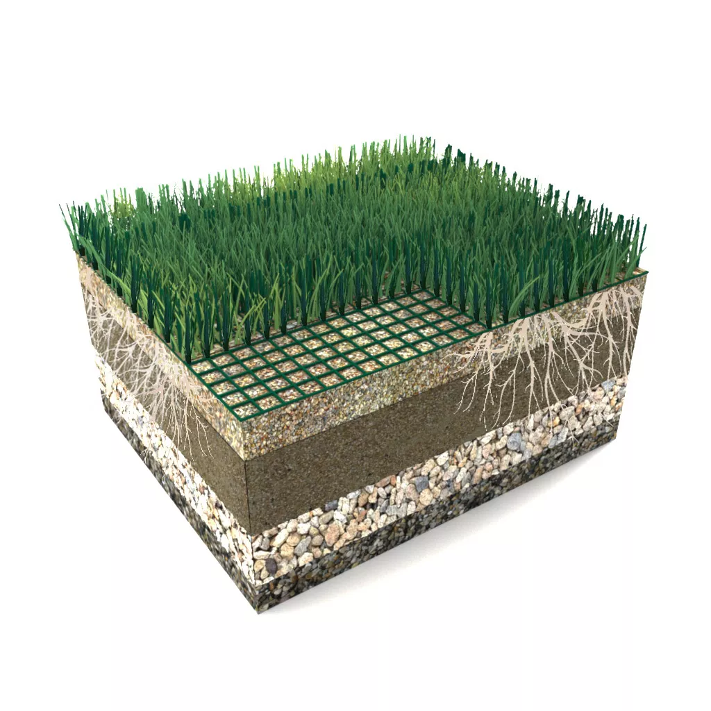 Woven Hybrid Grass for Football Field – Heavy Duty Sports Turf with Strong Backing