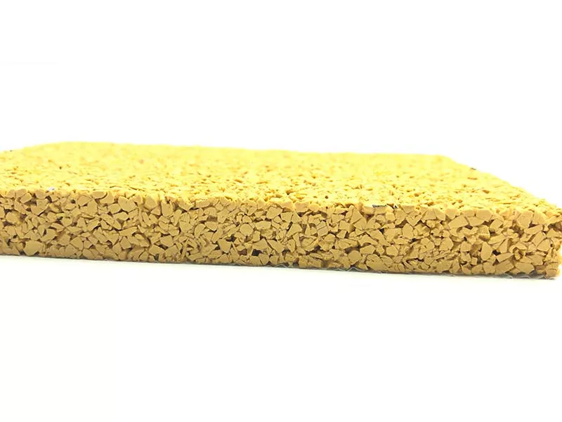 The color is bright, the color is diverse, and various patterns can be spelled. Economical and durable, easy to install. No heavy metal additives, does not contain any toluene and other toxic volatile solvents of environmental protection products, as a solvent-free product practice enterprises, it is also strongly recommended not to add any organic solvents in the construction process.