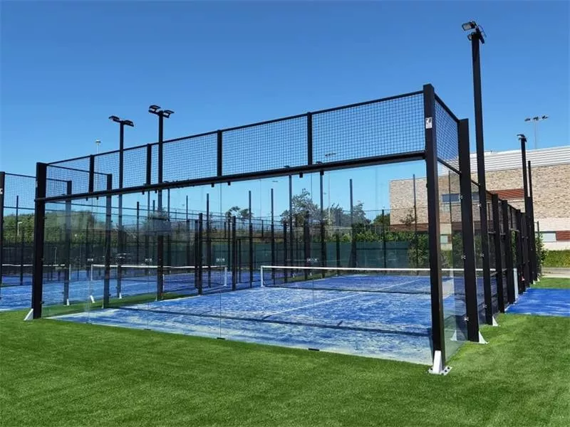 Durable Panoramic Padel Court for Outdoor Sports Facilities and Commercial Use