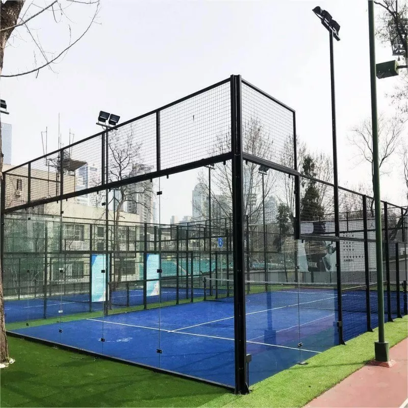 Padel Court Professional Padel Club Court Full Accessories Including Lighting and Fencing
